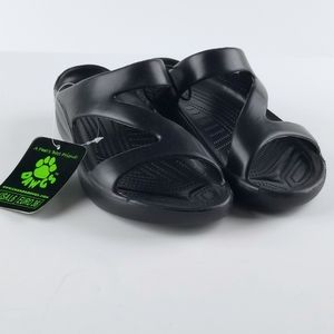 DAWGS Z Sandals Black New Womens Size 6